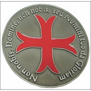 croce-templare-fermacarte-finitura-argento