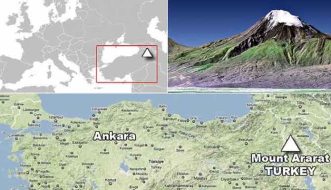 Mappa del Monte Ararat