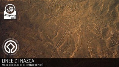 Famosissima figura che misura circa 135 m e mostra l'animale con solo nove dita e una coda a forma di spirale.